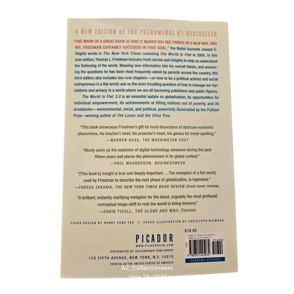 The world is flat by Thomas L. Friedman - picador books  - isbn 9780312425074 - Picture 2 of 8